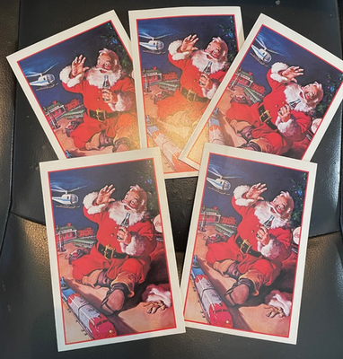 #ad #ad Vintage Coca Cola Santa Postcards Kmart Coupons 1992 Photo Center Lot of 5 $20.00