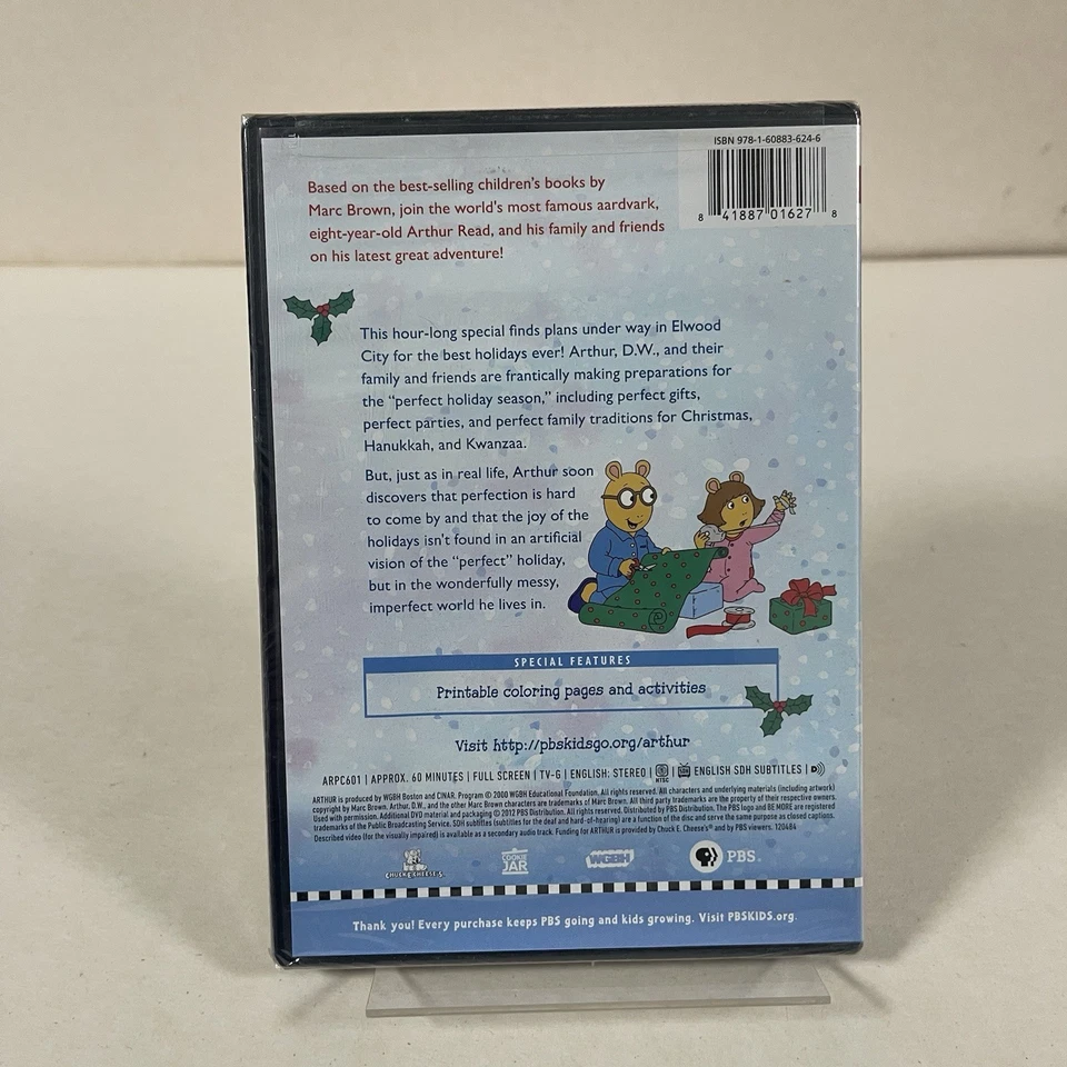 NEW ✅ Arthur's Perfect Christmas (DVD 2000) PBS Kids Children's TV Show - NTSC 1 - image 3 of 4