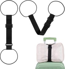 2Pack Luggage Straps for Suitcase Adjustable Luggage Connector Strap  Add a Bag