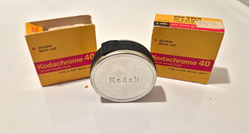 (2)Sealed Kodak Kodachrome 40 Type A KMA 459 Color Movie Film Standard 8mm