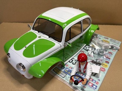 Tamiya Sand Scorcher (2010) lackierte Karosserie grün weiß 3619