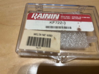 Hamilton 22 gauge Kel-F Hub Laboratory Needles (KF) 90134  4 pk Rainin KF722-3