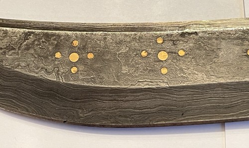 Colt CT807 DM Damascus Bowie Knife - Picture 2 of 4