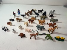 Lot of 30 Safari Ltd. Jungle Farm and Wild Animals Figures Plastic