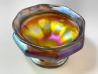 LOUIS C TIFFANY Favrile Open Salt - Ravishing Iridesence!