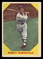 1960 Fleer Baseball Greats #21 Rabbit Maranville