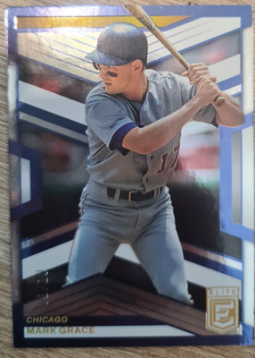 2023 Panini Chronicles Donruss Elite Mark Grace  Gold /10  #19 Cubs 01/10 SSP