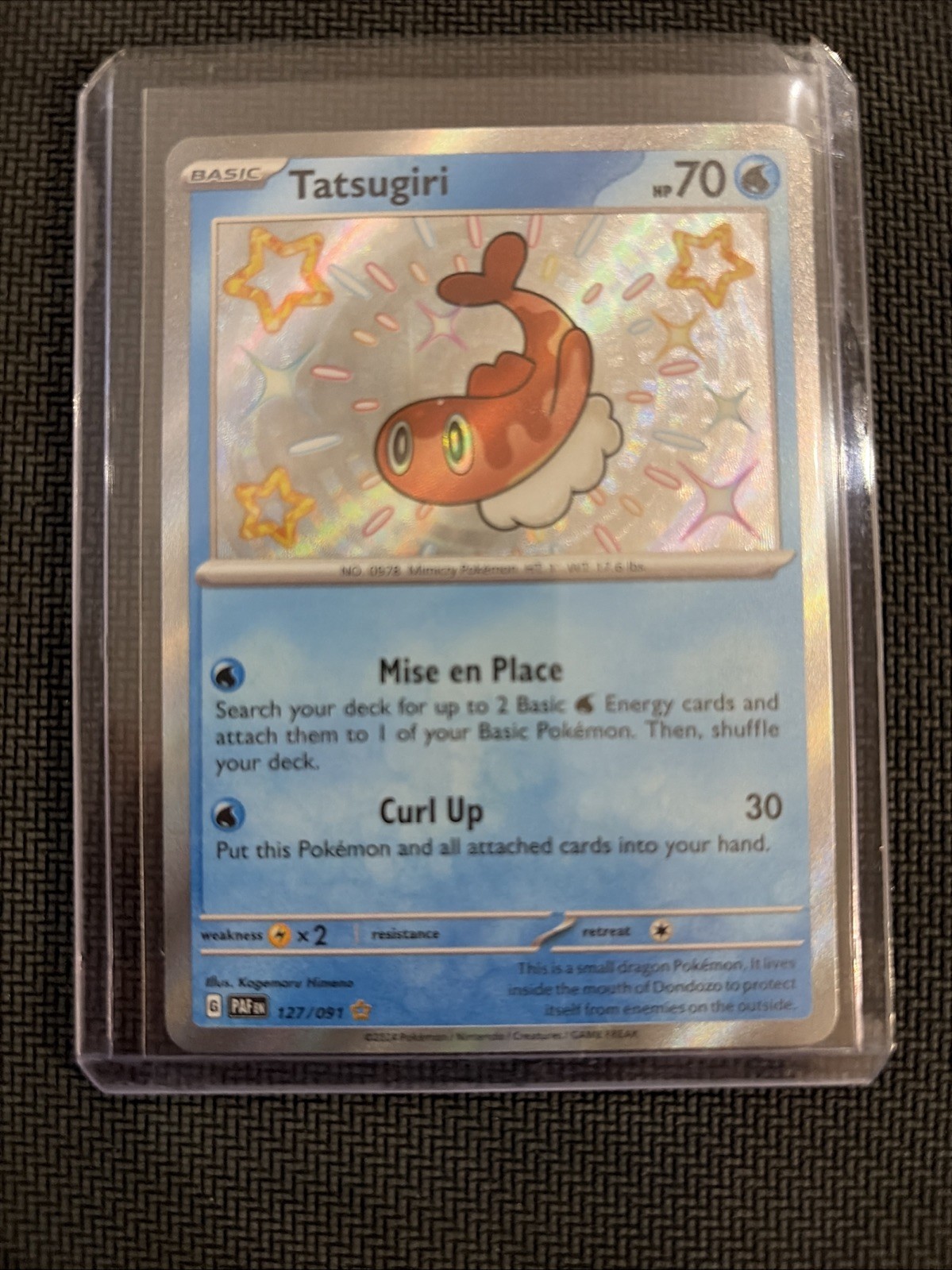Tatsugiri Holo Shiny Rare SV: Paldean Fates 127/091 NM