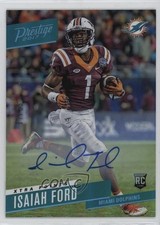 2017 Prestige Rookie Xtra Points Platinum Signatures 7/25 Isaiah Ford Auto 09q5