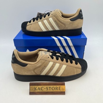 adidas Orignals Superstar 2 Brown Cream White JQ3221 Men's Size oki05
