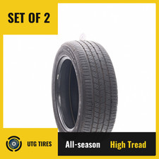 Set Of 2 Used 23555r19 Continental Crosscontact Lx Sport Ao 101h - 832
