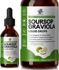 Soursop Graviola Liquid Drop for Cell Support & Regeneration Immune System