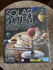 4M KidzLabs Solar System Planetarium Model Kit Glows Ages 8 
