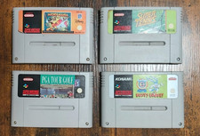 Super Nintendo SNES Games Bundle x 4 Classic Games