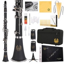 Rhythm Bb Clarinet 17 Nickel Keys Woodwind Band Orchestra Musical Instruments