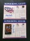 N.E.PATRIOTS-Adam VINATIERI Autographed SUPER BOWL 36/38 Patch CARDS (SET OF 2) — photo 1