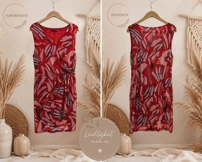 Sommerliches luftiges Kleid ohne Ärmel von comma, Größe 42  