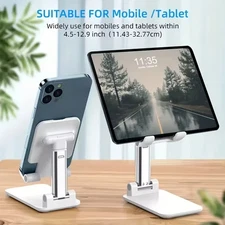 Adjustable Cell Phone Tablet Stand Desktop Holder Mount Mobile Phone iPad iPhone