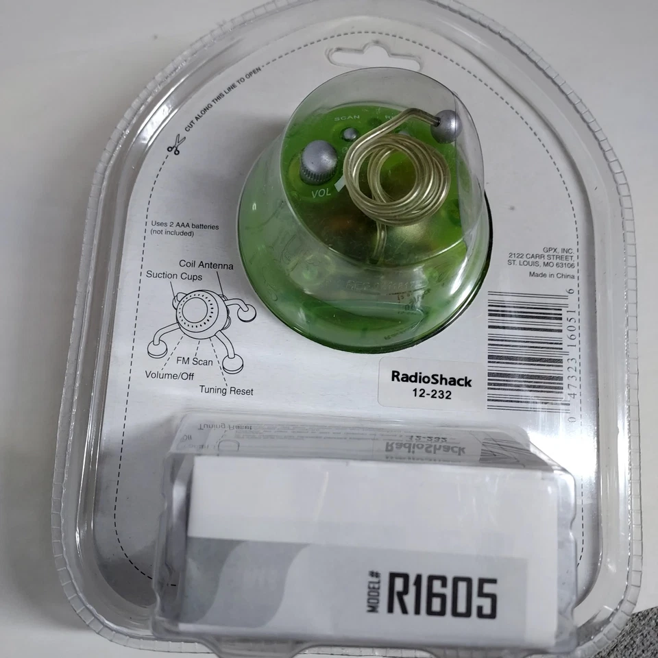 Radio Shack Digital Scan Radio Suction Cup Mounts Built-In Speaker - Sealed - Image 3 of 3