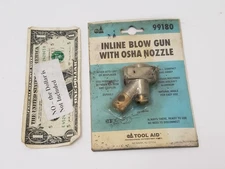 S&G Tool Aid - Model 99180 Inline Blow Gun w OSHA Nozzle - New Old Stock -- READ