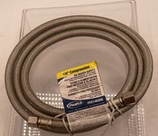 PROFLO PFX146205 1/4”x 60” Icemaker Supply Hose S.Steel Reinforced Refrigerator