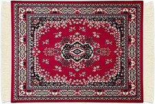 Persian Carpet Style Mouse Pad Oriental Vintage Bohemian Rug Desk Pad Miniature