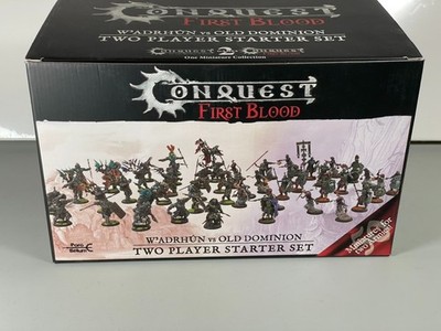 First Blood Two player Starter Set Conquest Para-Bellum Old Dominion Wadrhun NEU