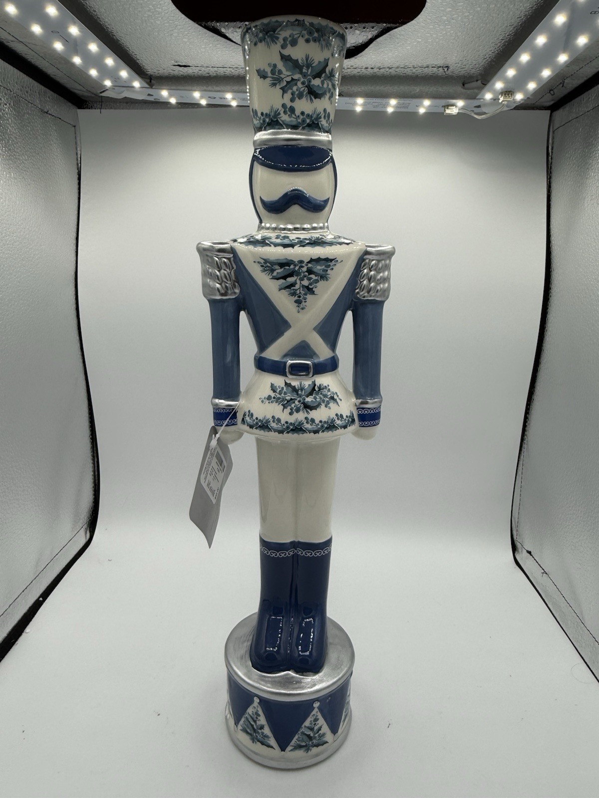 Dillard’s Southern Living LARGE Blue White Chinoiserie Nutcracker 17.75” NWT
