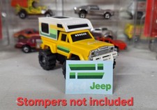 WATERSLIDE Decals for Yellow Jeep Honcho Schaper Stomper 4x4 Truck Gen 2 READ