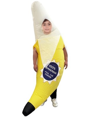 Teen Unisex Banane Kostüm Geist Spaß Obst Figur Halloween Party Outfit