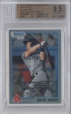 2010 Bowman Draft Chrome Picks Refractor Bryce Brentz BGS 9.5 GEM MINT 0l2