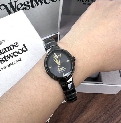 Vivienne Westwood Time Machine Black Stainless Steel Quartz