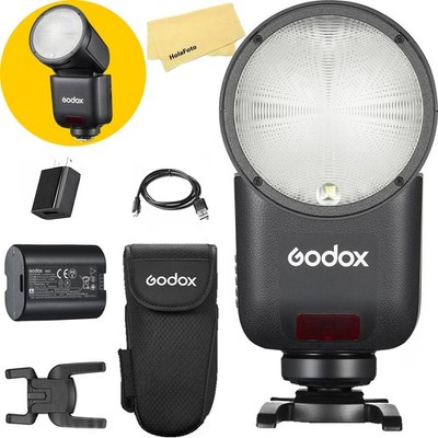 Godox V1 Mid C Kamerablitz 2,4GHz TTL 1/8000 HSS für Canon Kameras Blitzgerät