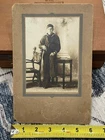 WW1 WWI US Navy USN Military Soldier Photo Studio Portrait Photograph Sailor