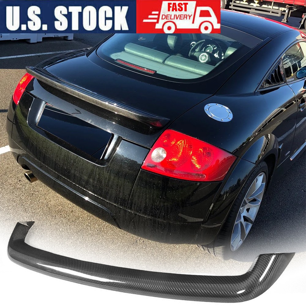 REAL CARBON Rear Trunk Spoiler Wing For Audi TT Mk1 Type 8N TT