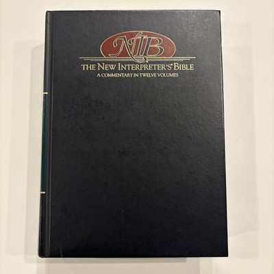 The New Interpreter's Bible Vol IV - 1 & 2 Maccabees, Hebrew Poetry, Psalms, Job