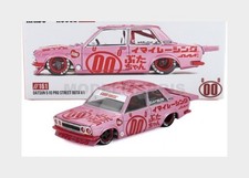 MINI-GT KHMG161 Datsun - 510 N 00 Pro Street Buta V1 1969 - Rose Met - 1/64