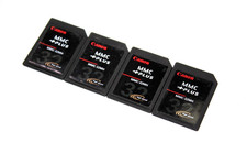 Lof of 4 Canon 32MB MEGABYTE MMC MultiMediaCard Plus MMC-32MH Memory Card