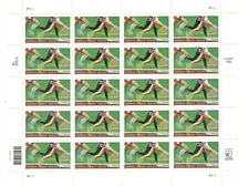 Sc # 3397 ~ Full Pane ~ 33 cent Summer Sports Runners Issue (fa24)