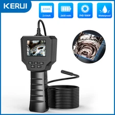 1080P HD LED Handheld Industrial Endoscope 8mm Borescope Inspection Snake Camera