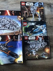 Star Wars Lego Instruction Manual Lot 75102 75103 75105 75153 70701