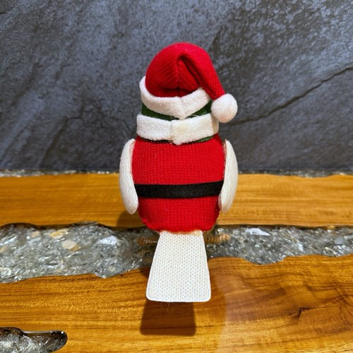 Target Wondershop 2019 Featherly Friends CHEERYBLE Christmas Santa Fabric Bird - Picture 3 of 5