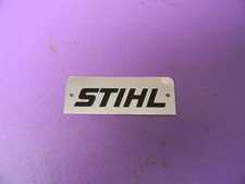 NAMEPLATE NAME TAG BADGE STIHL 070 090 CHAINSAW NEW # 0000 967 2001 --- DR. 96