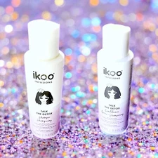 Ikoo Talk The Detox Shampoo & Conditioner For All Hair Types NWOB 3.4 oz Each