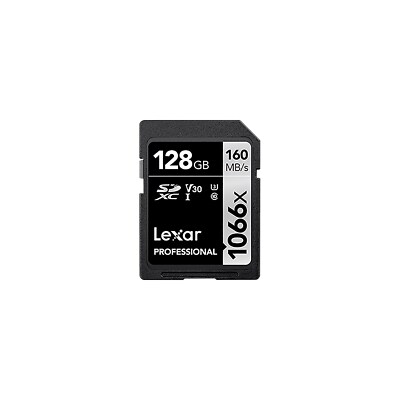 Lexar Professional SILVER 128GB SDXC Memory Card Class 10 UHS-I