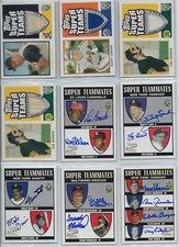 RARE - 2002 Topps Super Teams - Complete SET - All Base, Inserts and Autos. 