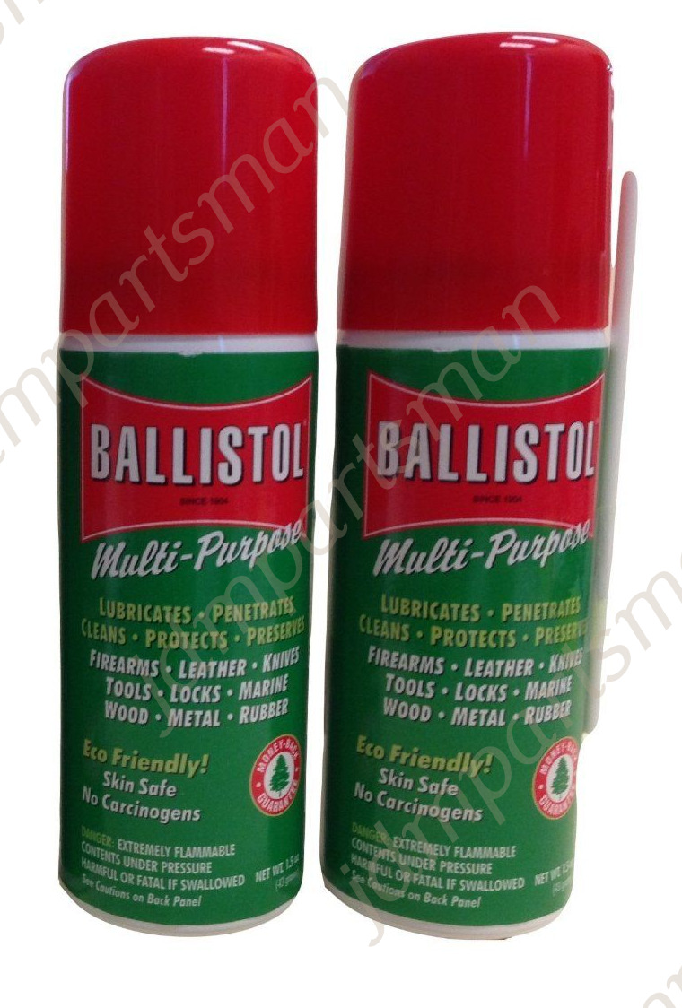 Ballistol 120014 Cleaner and Lubricant 1.5oz Aerosol Can (Pack of 2)