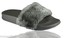thumbnail 45  - Women's Slip On Size Flat Farrah Rubber Slider Mules Fur Slipper Rihanna Sandals