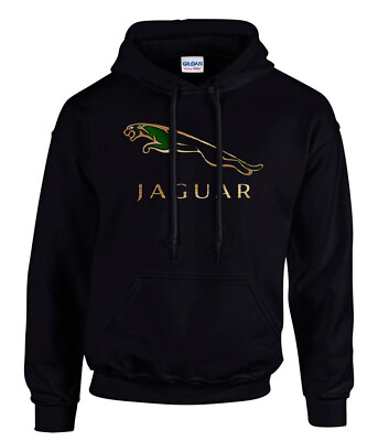 Jaguar Auto Logo car Hooded Kapuzenpullover Schwarz -3243 - SW.