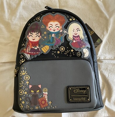 New Disney Loungefly Hocus Pocus Chibi Mini Backpack 671803319066| - Main Image